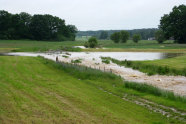 Der Krumbach beim 20-jährigen Hochwasser mit überfluteten Bereichen