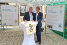 Das Bild zeigt die Personen Jürgen Eisentraut und Felix Freiherr von Zobel.