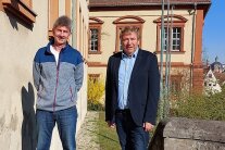 Steffen Jodl (links), BUND-Regionalreferent für Unterfranken, und Jürgen Eisentraut, Leiter des Amtes für Ländliche Entwicklung Unterfranken, wollen sich künftig intensiver austauschen über Themen rund um die Ökologie.