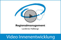Das Logo des Regionalmanagements mit dem Schriftzug „Video Innenentwicklung“