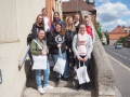 Gruppenbild der Teilnehmerinnen am Grirlsday mit der Ausbildungsleiterin des Amtes für Ländliche Entwicklung Unterfranken Annett Schölch 