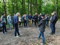 Erläuterung der Maßnahmen der Waldneuordnung Üchtelhausen vor Ort